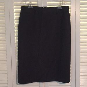 Harve Benard Charcoal Gray Wool Pencil Skirt 12